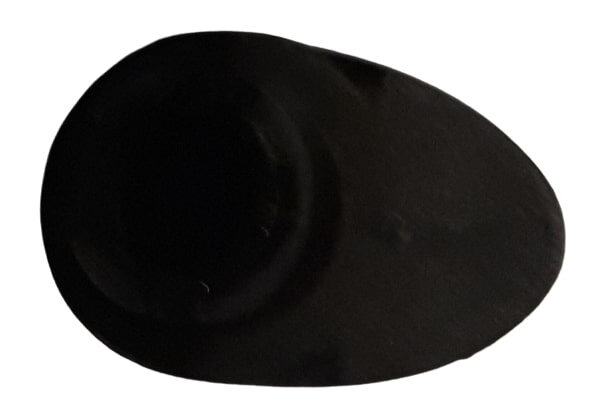 afdichtdopje stuurpen 1 cm zwart