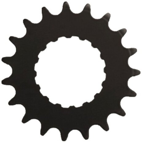 tandwiel opsteek bosch 2 19T plat zwart