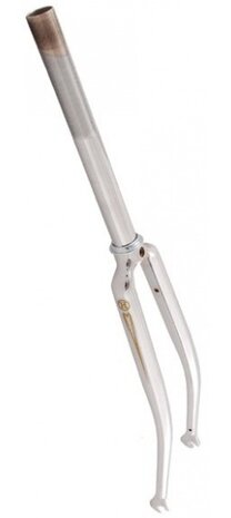 voorvork vast 28 inch race 1 inch zilver