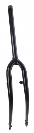 voorvork vast 28 inch hybride 1 1/8 inch zwart