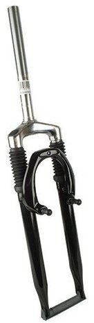 voorvork verend 26 inch ATB 1 1/8 inch zwart/zilver