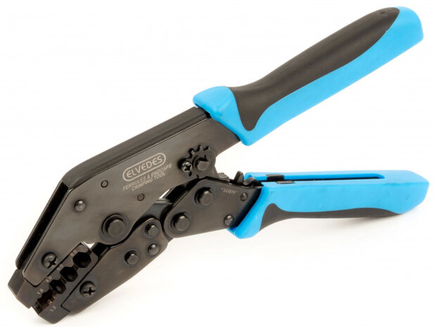 krimptang 22,5 cm blauw/zwart