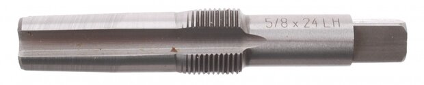 pedaaltap 5/8 x 24 links staal grijs
