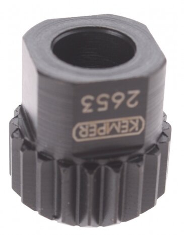 cassette afnemer 10 mm zwart