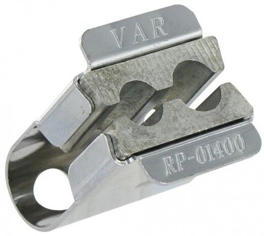 Spanklem 9/10 mm zilver