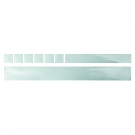 beschermstickers set 8 stuks transparant