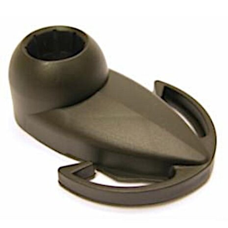 kabelhouder balhoofd 91,5 x 66 mm zwart