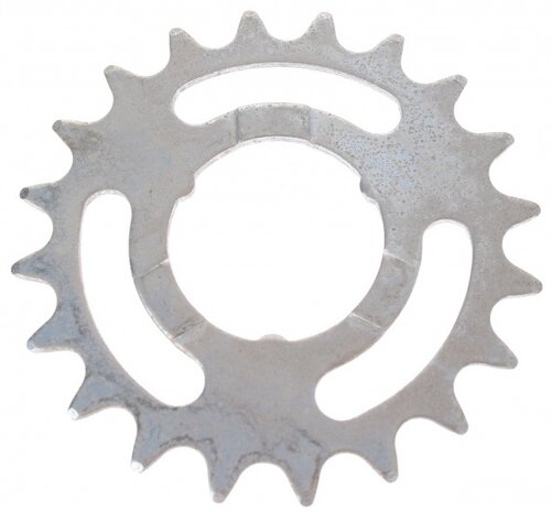 tandwiel opsteek 18T bol zilver