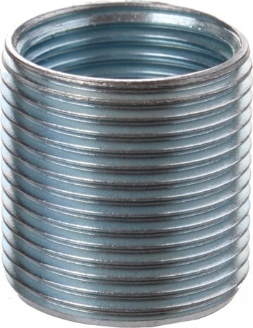 Pedaaldraadbus links 9/16 inch zilver