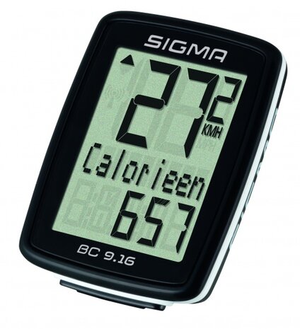 fietscomputer BC 9.16 zwart