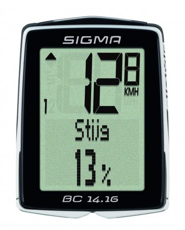 fietscomputer BC 14.16 zwart