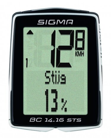 fietscomputer BC 14.16 STS zwart