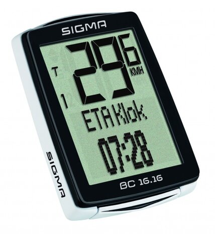 fietscomputer BC 16.16 zwart
