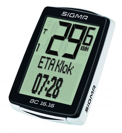 fietscomputer BC 16.16 zwart