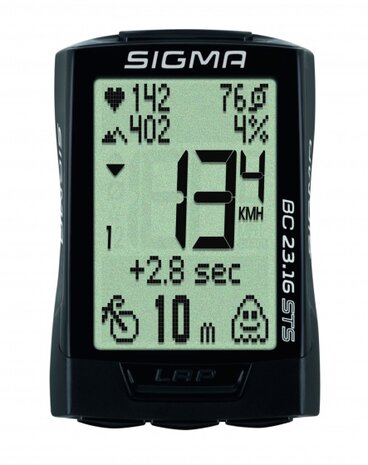 fietscomputer BC 23.16 STS zwart