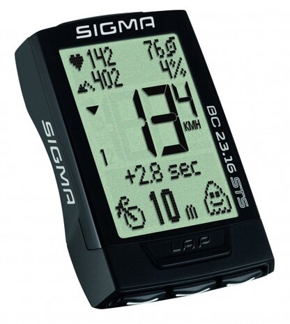 fietscomputer BC 23.16 STS zwart