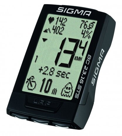 fietscomputer BC 23.16 STS zwart