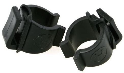 jasbeschermer klemmen zwart 2 stuks