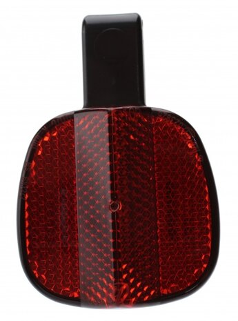 reflector voor achtervork rood per stuk