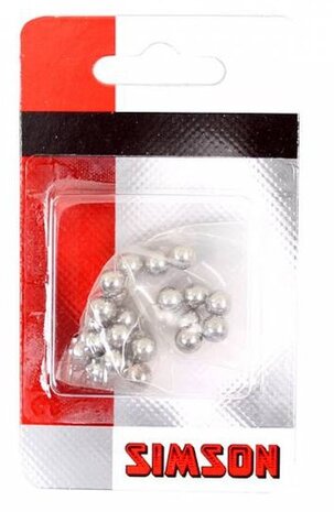 kogels 3/16 inch zilver 24 stuks