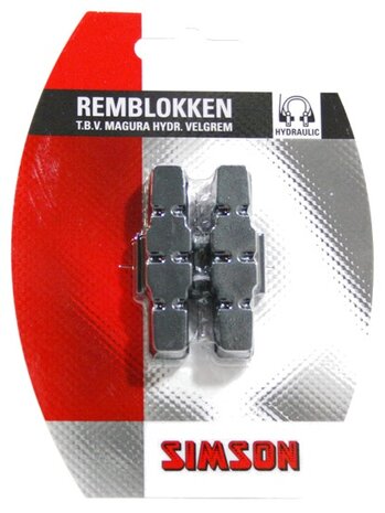 remblokrubbers Magura hydraulisch 51 x 12 mm 2 stuks