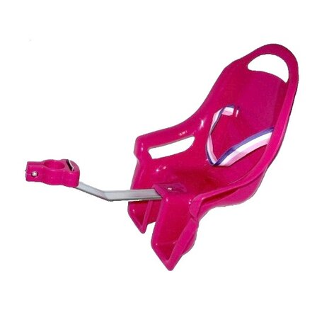 poppen fietszitje roze 20 x 36 x 15 cm