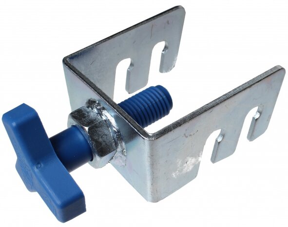 crankklem met sterbout zilver/blauw