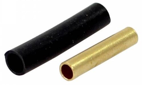 Kabelverbinder fietslichtsnoer zwart/goud 100 stuks