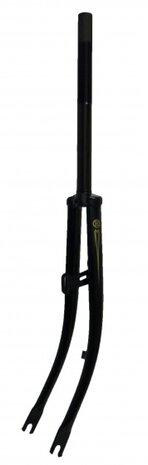 voorvork vast 28 inch 1 inch 310 mm staal zwart