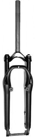 voorvork verend 28 inch ATB/MTB 1 1/8 inch matzwart