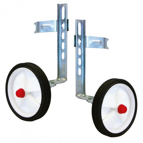 zijwieltjesset Stabilo Luxe 12-20 inch kunststof wit