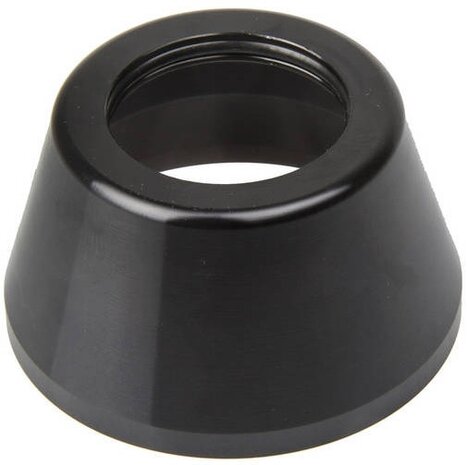 balhoofd opvulring 1 inch zwart