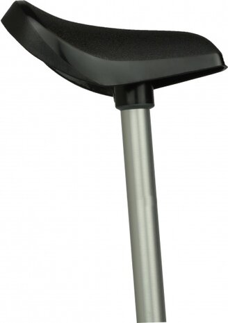 zadel met zadelpen BMX junior 22,2 mm zwart