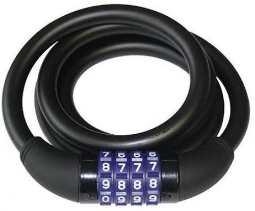spiraalslot cijfercombinatie 1200 x 12 mm zwart