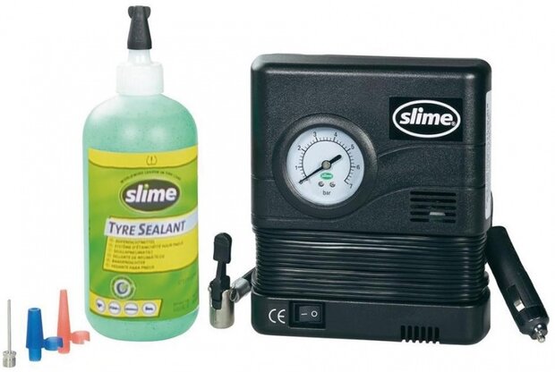 bandenreparatieset Smart Repair zwart/groen 10-delig