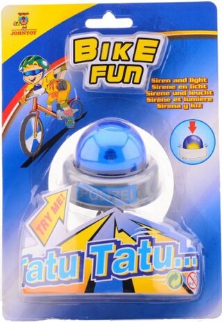 fietsbel Bike Fun duitse politie sirene licht