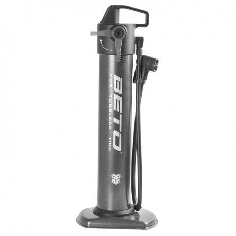 fietspomp universeel (av,dv,fv) 13 Bar staal grijs