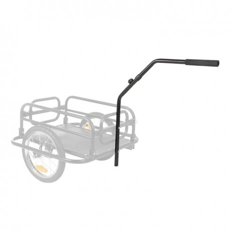 trekstang fietskar staal zwart 120 cm 3-delig