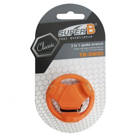 spaaksleutel TB-SW05 3,2-3,3-3,5 mm oranje
