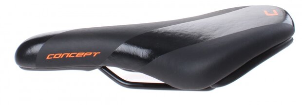 zadel 9008A Concept unisex zwart 27,5 cm