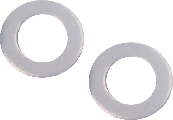 spaakplaatjes rond 13G RVS zilver 1000 Stuks