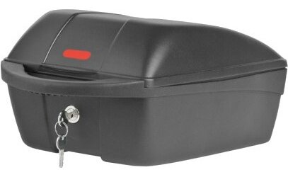fietsbox afneembaar 11 liter kunststof zwart
