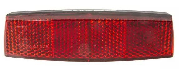 reflector achter 50/80 mm rood/zwart