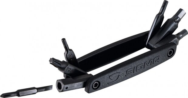 multitool Pocket Small 8 functies 7,5 cm zwart