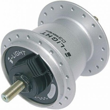 naafdynamo voor i-light D3 voor i-brake zilver