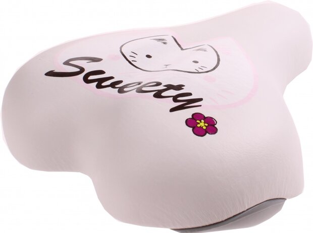 zadel Sweety wit 19 x 15 cm