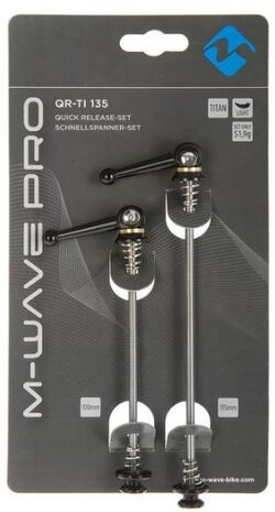 quick release-set Pro 100/135 mm zwart