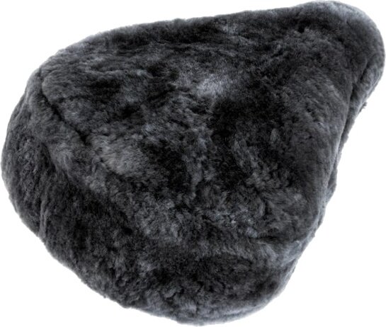 zadeldekje schapenvacht grijs 28 cm