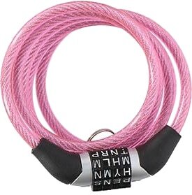 spiraalslot met wachtwoord 1200 x 6 mm roze