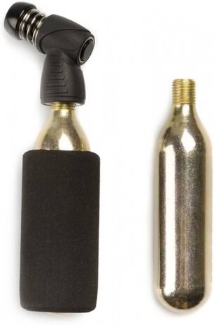 Co2-pomp set met twee patronen van 16 gram